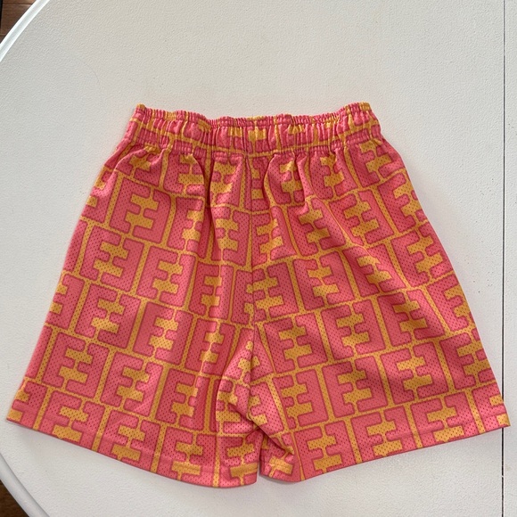 Eric Emanuel EE Basic Mesh Short Pink/Orange Medium EUC - Picture 3 of 4